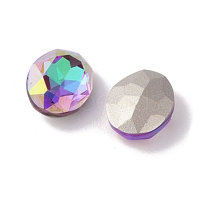 Glass Rhinestone Cabochons RGLA-L029-02A-HELA-1