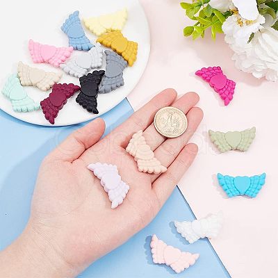 HOBBIESAY 17Pcs 17 Colors Food Grade Eco-Friendly Silicone Beads SIL-HY0001-05-1