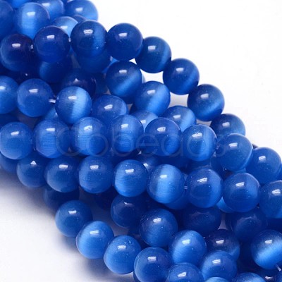 Cat Eye Beads Strands X-CE-M011-10mm-10-1