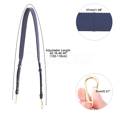 Microfiber Eco-Friendly Imitation Leather Shoulder Strap FIND-WH0053-14A-1