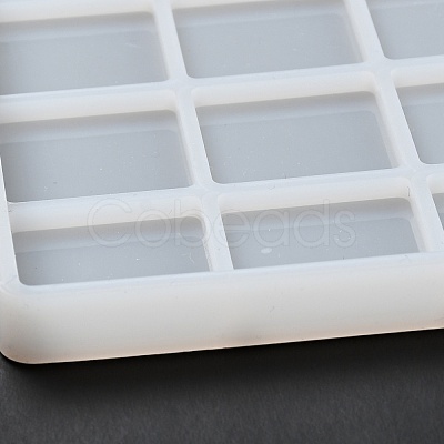 DIY Mosaic Effect Square Cup Mat Silicone Molds DIY-A034-24-1