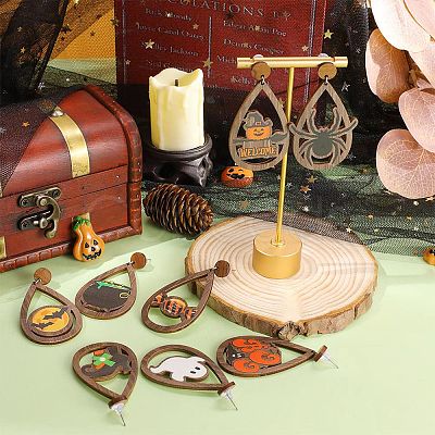 SUNNYCLUE DIY Halloween Drop Earring Making Kit DIY-SC0021-79-1