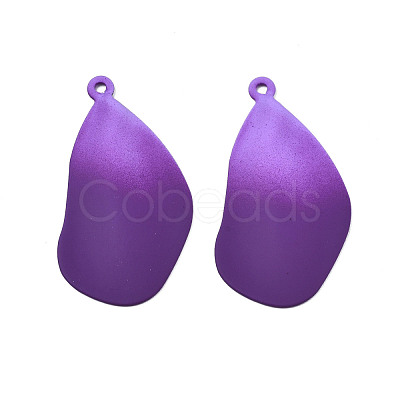 Spray Painted Iron Pendants IFIN-N008-026B-1