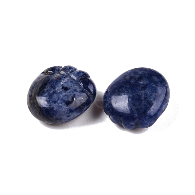 Natural Sodalite Footprint Figurines DJEW-N003-02C-1