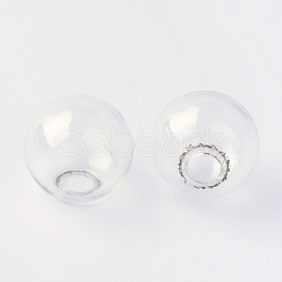 Round Mechanized One Hole Blown Glass Globe Ball Bottles X-BLOW-R001-12mm-1