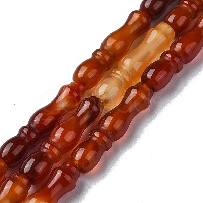 Natural Red Agate Beads Strands G-C135-A01-01-1