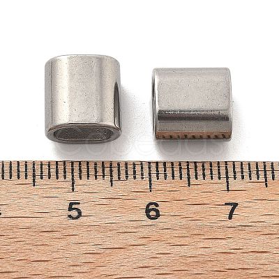 304 Stainless Steel Slide Charms STAS-R138-02P-1