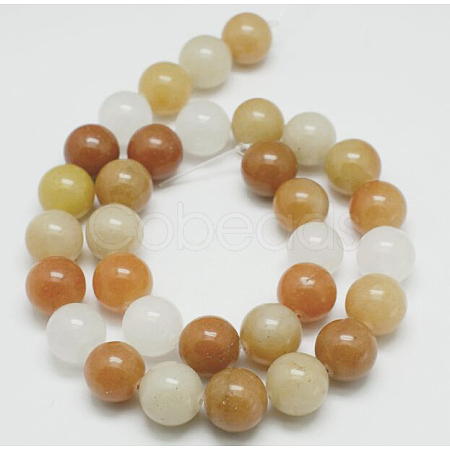 Natural Topaz Jade Beads Strands G-G150-4mm-1-1