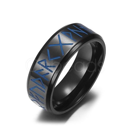 Luminous Titanium Steel Rings for Men PW-WG21092-06-1