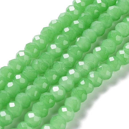 Baking Painted Imitation Jade Glass Bead Strands DGLA-A034-J8MM-A9-1