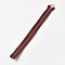 Garment Accessories, Nylon and Resin Closed-end Zipper, Zip-fastener Component, Coconut Brown, 33.3~33.5x2.8x0.2cm