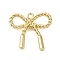 Rack Plating Alloy Pendants, Cadmium Free & Lead Free, Bowknot, Golden, 19x20x3mm, Hole: 1.6mm