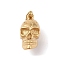 PVD Vacuum Plating 304 Stainless Steel Pendants, Golden, Skull, 20.5x10x14mm, Hole: 6.5x3.5mm