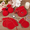 Nbeads 50Pcs Gourd Velvet Drawstring Bags TP-NB0001-64A-5