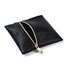 Imitation Leather Jewelry Storage Zipper Bags ABAG-G016-01B-05-3