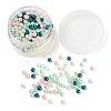 300Pcs Baking Painted Pearlized Glass Pearl Round Beads HY-FS0001-04-2