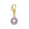 Alloy Enamel Pendant Decoration HJEW-JM00974-2