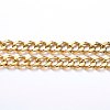 3.28 Feet Ion Plating(IP) 304 Stainless Steel Cuban Link Chains X-CHS-H020-06G-1