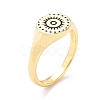 Brass Signet Ring for Women RJEW-E058-01G-05-1