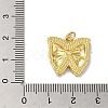 Rack Plating Brass Micro Pave Cubic Zirconia Pendants KK-H473-08E-G-3