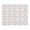 Self-Adhesive Kraft Paper Gift Tag Stickers DIY-D028-02D-02-1