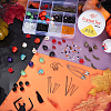 DIY Gemstone Halloween Earring & Bracelet Making Kit DIY-PH0008-84-4