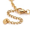 Brass Rolo Chains & Coffee Bean Chain Necklaces SJEW-JS01178-4