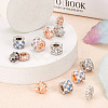 PandaHall 14Pcs 7 Style Zinc Alloy Rhinestone Beads ALRI-PJ0001-01-5