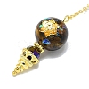 Round Resin Dowsing Pendulum Big Pendants G-C117-01G-3