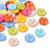 Acrylic Sewing Buttons X-BUTT-E073-C-M-1