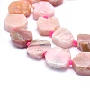 Natural Pink Opal Beads Strands G-O170-07-3