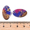 Transparent Resin and Walnut Wood Pendants RESI-T057-03G-4