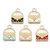 Alloy Enamel Pendants PALLOY-S133-009-1