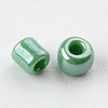 DIY Craft Beads 12/0 Opaque Colors Lustered Round Glass Seed Beads X-SEED-A012-2mm-127-2