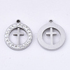 201 Stainless Steel Pendants STAS-N091-19P-2