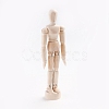 Unfinished Blank Wooden Puppet DIY-WH0163-92B-1