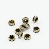 Brass Rhinestone Spacer Beads X-RB-A014-Z8mm-01AB-NF-1