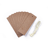 Blank Kraft Paper Card DIY-WH0146-13-1