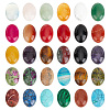 GOMAKERER 30Pcs 30 Styles Natural & Synthetic Mixed Gemstone Cabochons G-GO0001-24-1