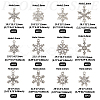 120Pcs 12 Style Tibetan Style Alloy Pendants FIND-TA0003-27-11