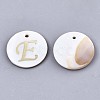 Natural Freshwater Shell Pendants SHEL-N027-04E-1