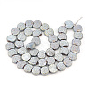 Electroplate Non-magnetic Synthetic Hematite Beads Strands G-T061-161-3