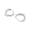 925 Sterling Silver Hoop Earrings Findings STER-B004-12P-2