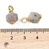 Natural Grey Moonstone Pendants G-C148-01B-G-3