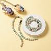 Natural Flower Amazonite Beads Strands G-YW0001-25-6