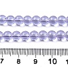 Transparent Glass Beads Strands GLAA-T032-T6mm-01-2