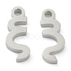 Non-Tarnish 304 Stainless Steel Charms STAS-G244-01X-2