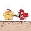 Christmas Opaque Resin Decoden Cabochons RESI-S391-05-3