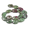 Natural Ruby in Zoisite Beads Strands G-L164-B-18-3