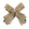 Christmas Linen Big Bowknot Decorations AJEW-M041-01A-3